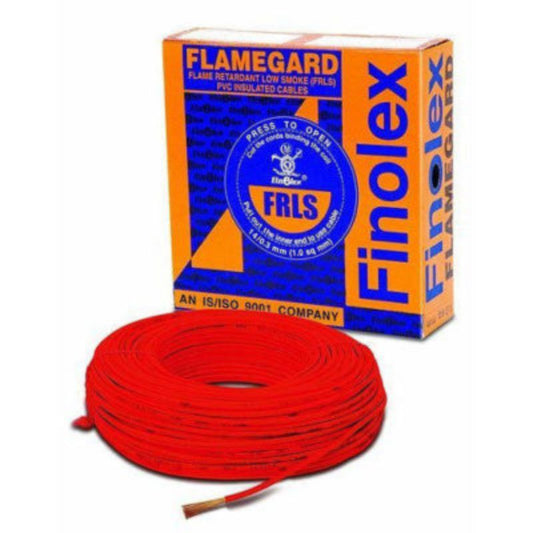 Finolex FR-LSH Wires 4 Sq mm Red 90 Mtrs