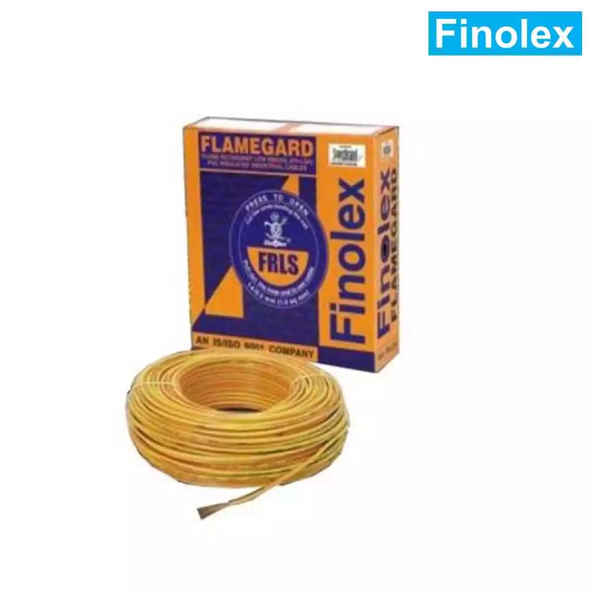 Finolex FR-LSH Wires 4 Sq mm Yellow 90 Mtrs