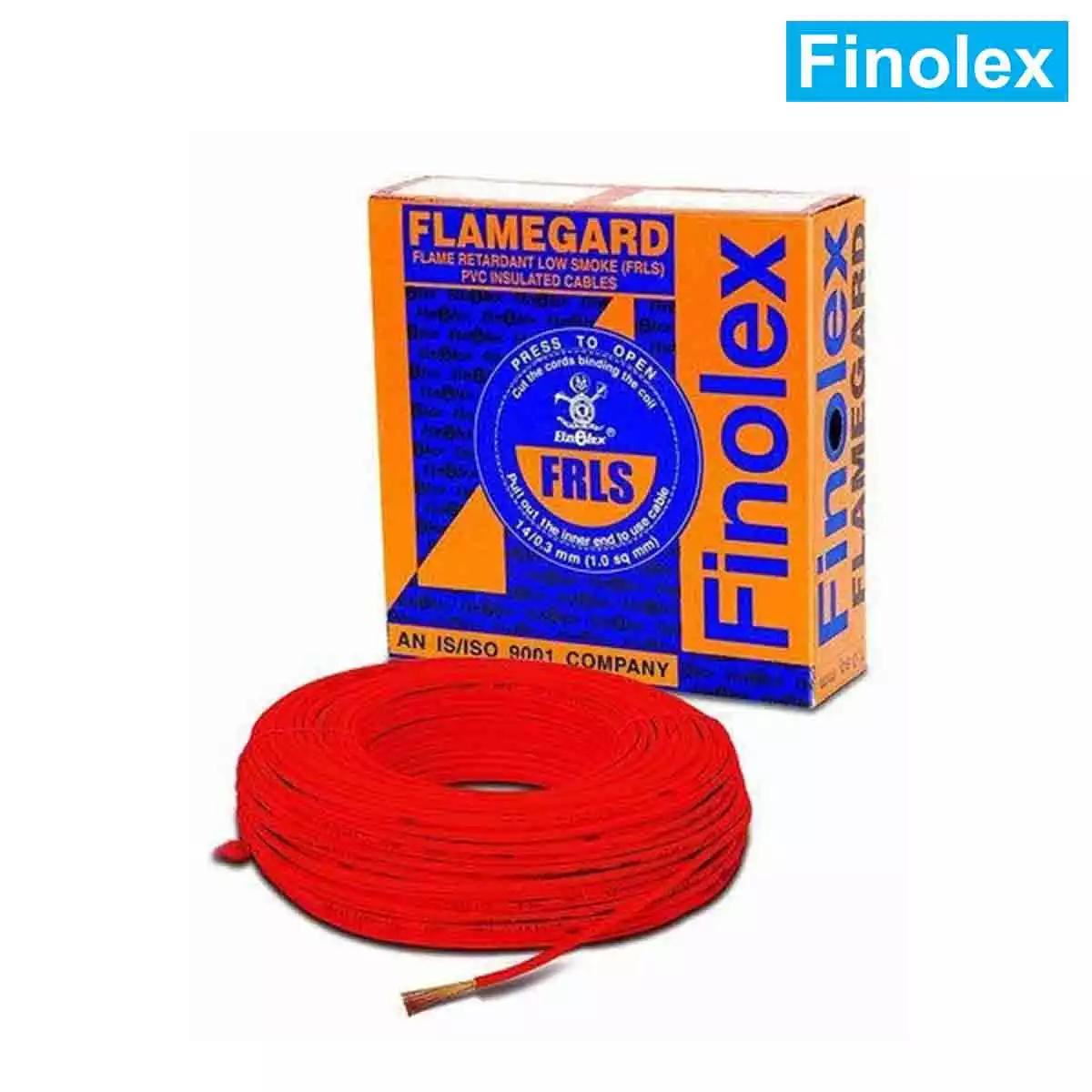 Finolex FR-LSH Wires 6 Sq mm Red 90 Mtrs