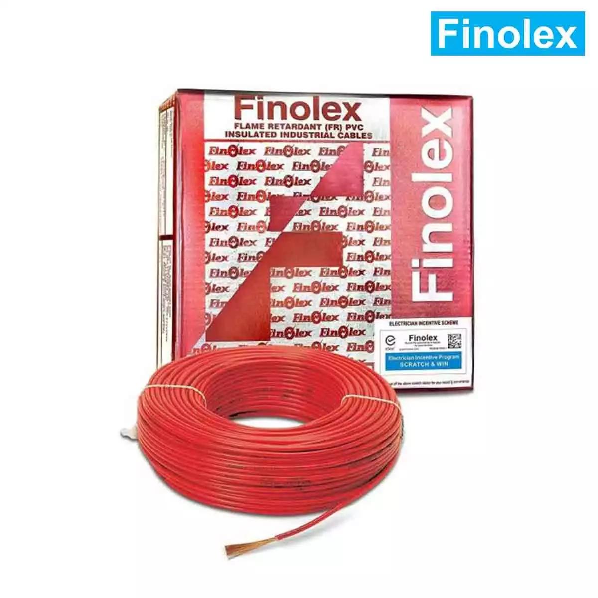 Finolex FR PVC Wires 2.5 Sq mm Red Gold Pack 90 Mtrs