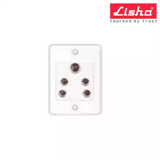 Lisha Platina Cover Plates With Support Frames 2 M Glossy Intel Ivory