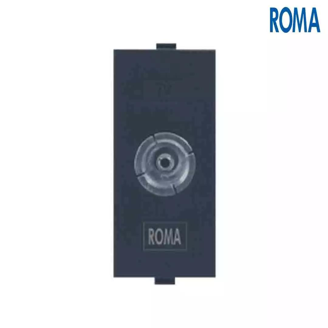 Anchor Panasonic Roma Classic T.V. Socket Outlet Single Black