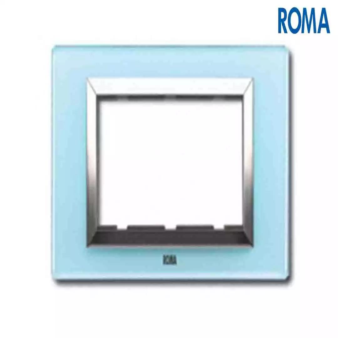 Anchor Panasonic Roma Classic Vetro Glass plates Aqua Blue 1 Module