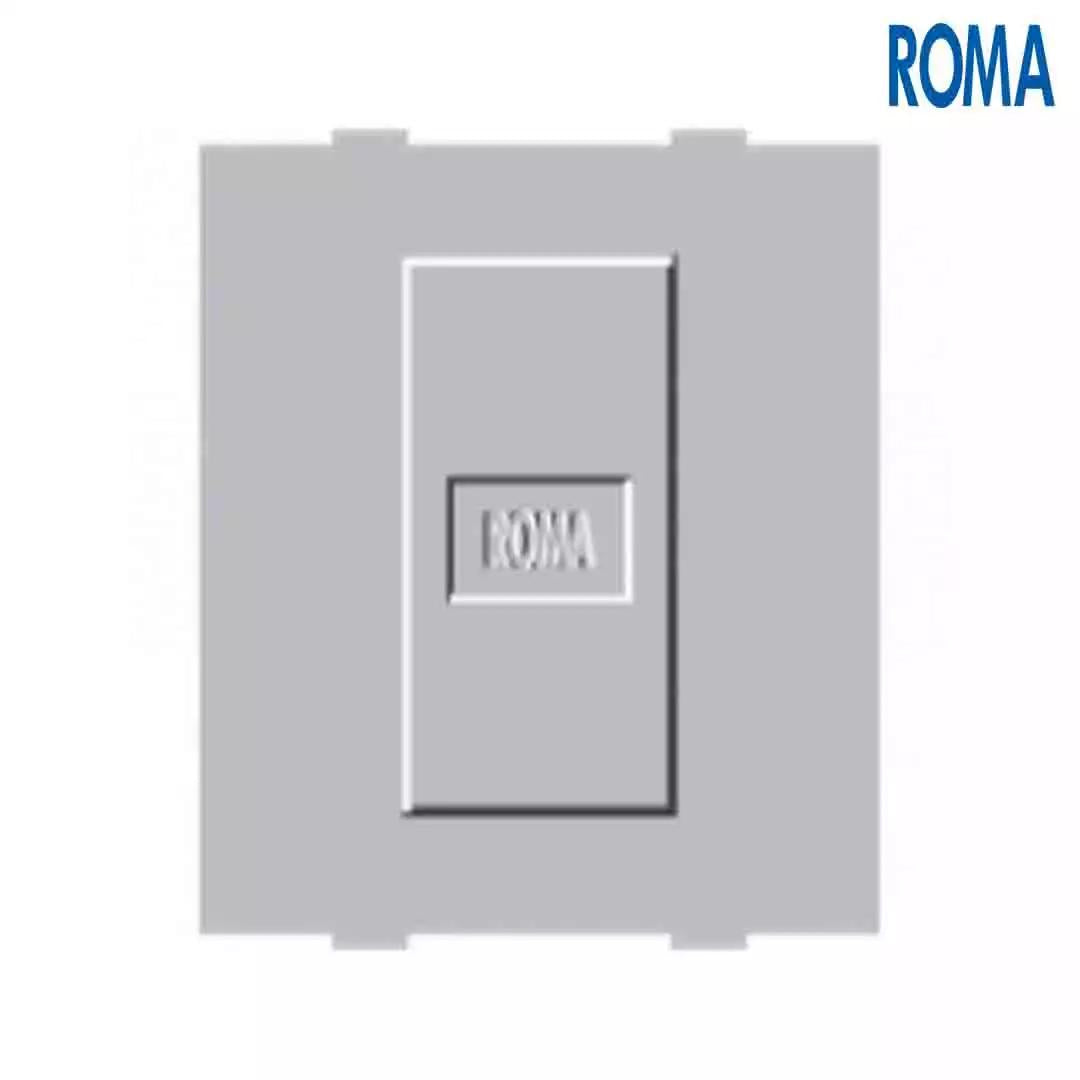 Anchor Panasonic Roma Classic Blank Plate dura Silver