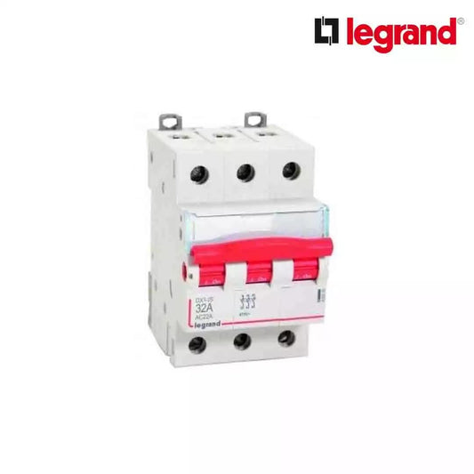 Legrand DX3 100 A MCB Isolator TP Isolators White