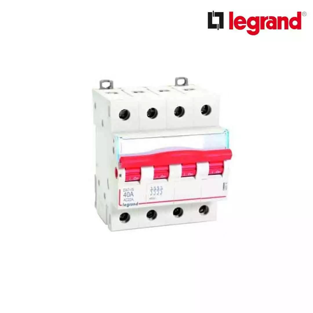 Legrand DX3 32 A MCB Isolator FP Isolators White