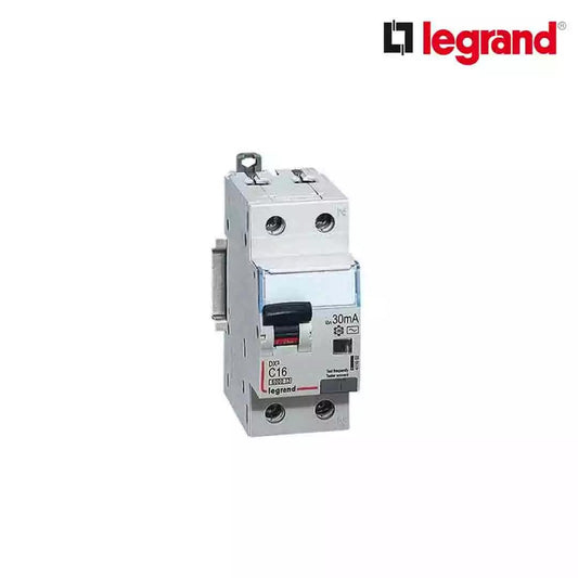 Legrand DX3 25 A RCBO DP RCBO 30 Ma Type AC White