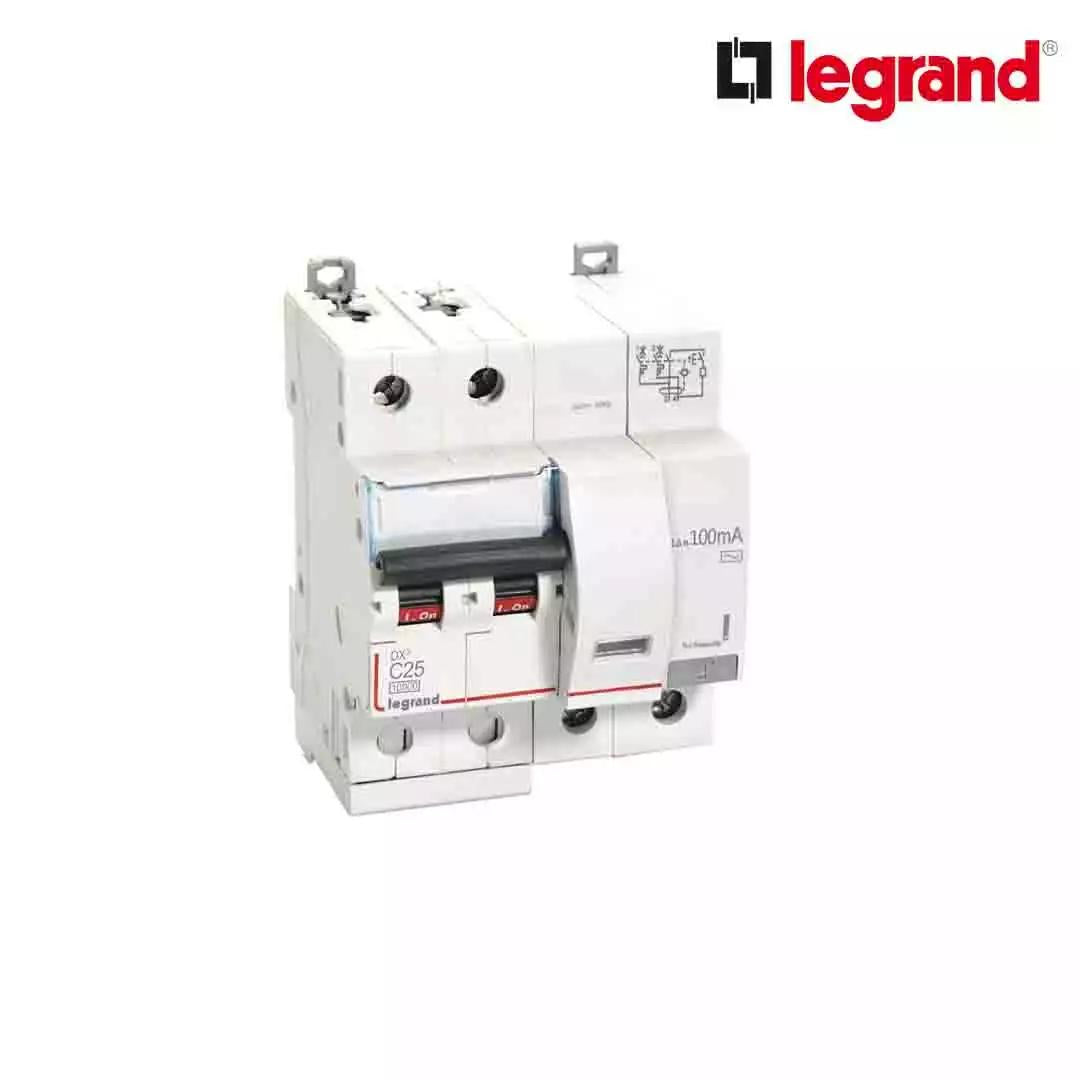 Legrand DX3 32 A RCBO DP RCBO 100 Ma Type AC White