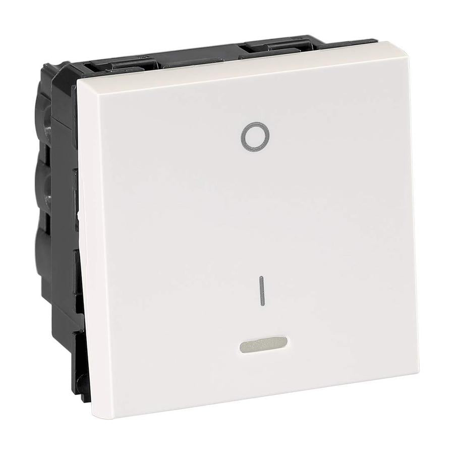 Legrand Arteor 20 A -DP -1 way with indicator -2 module Switch 250 V AC White