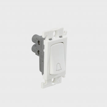 Legrand Mylinc 6 A SP Bell Push 1 M White