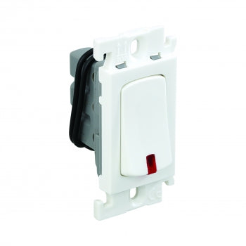 Legrand Mylinc 16 A Switch 1 way 1 module with Indicator White