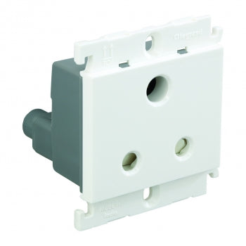 Legrand Mylinc 6 A -3 pin -2 module White