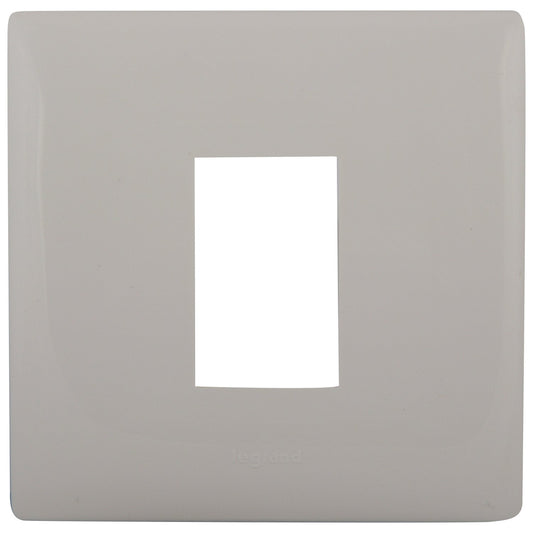 Legrand Mylinc 1 Module white plate with Frame White