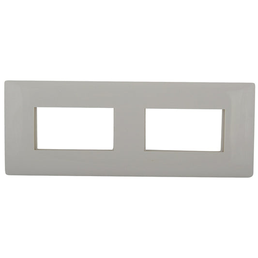 Legrand Mylinc 6 Module white plate with Frame White