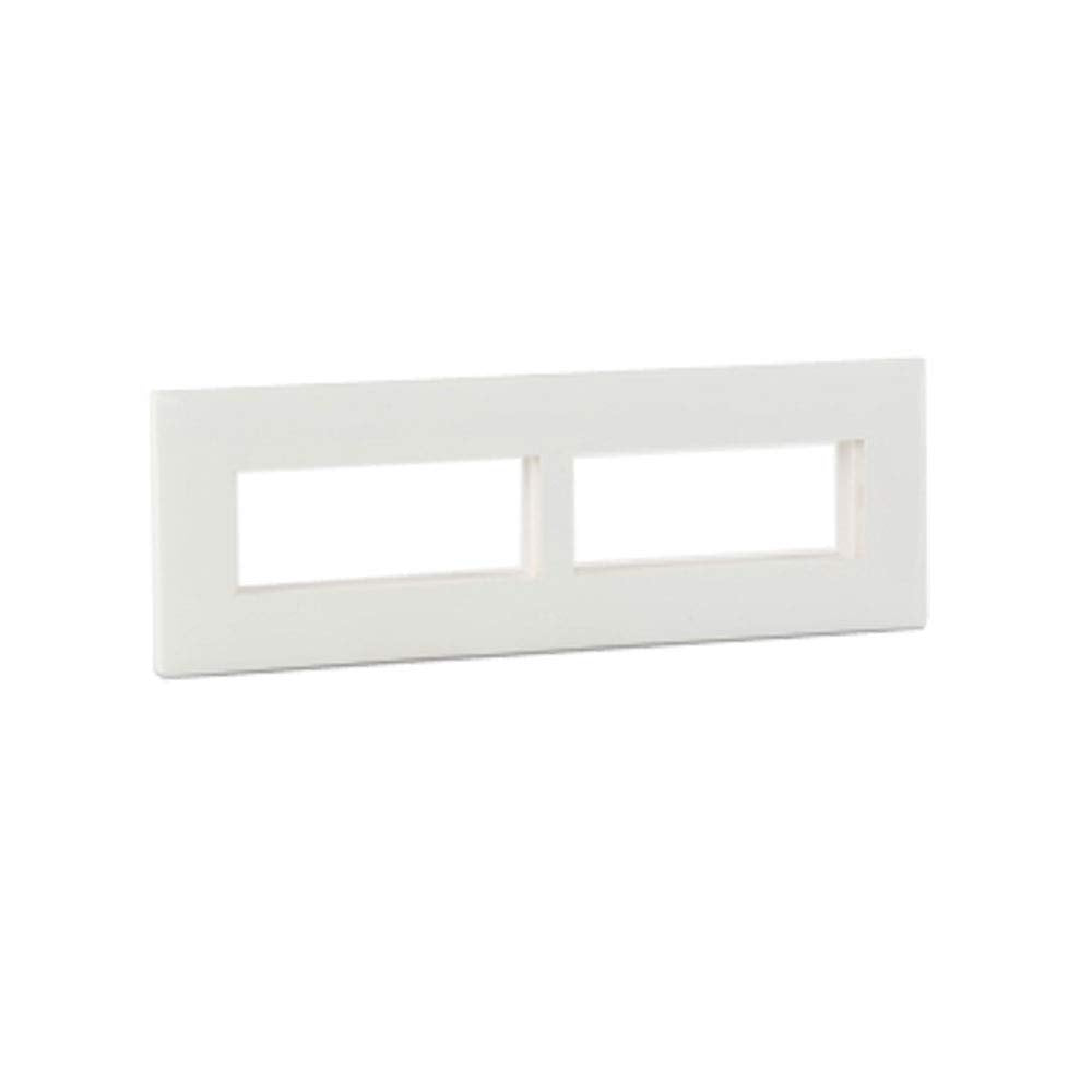 Legrand Mylinc 8 Module horizontal white plate with Frame White