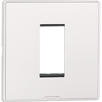 Legrand Myrius Next Gen Modular Plate+ Frame 1 M White White