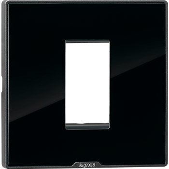 Legrand Myrius Next Gen Modular Plate+ Frame 1 M Ice Black Black