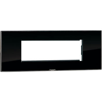 Legrand Myrius Next Gen Modular Plate+ Frame 6 M Ice Black Black