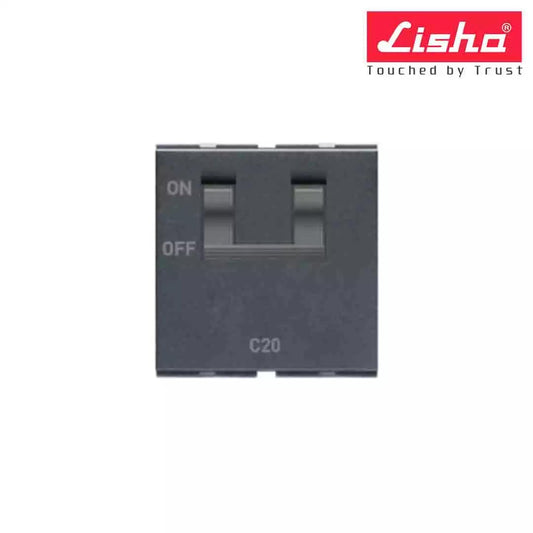 Lisha Hot Star Series 32A Flush Type D P Switch With Ind Heavy Duty White