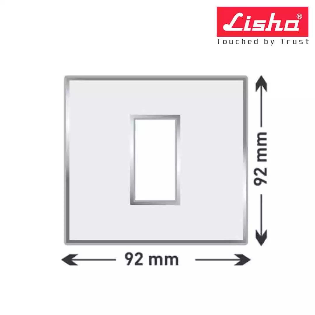 Lisha Turbo Cover Plates With Support Frames 4 M Glossy Intel Ivory