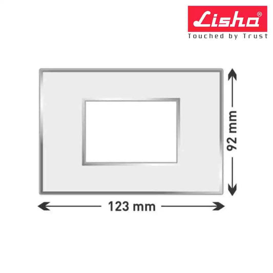 Lisha Slimz 32A DP Switch With Ind 2 M Classic White