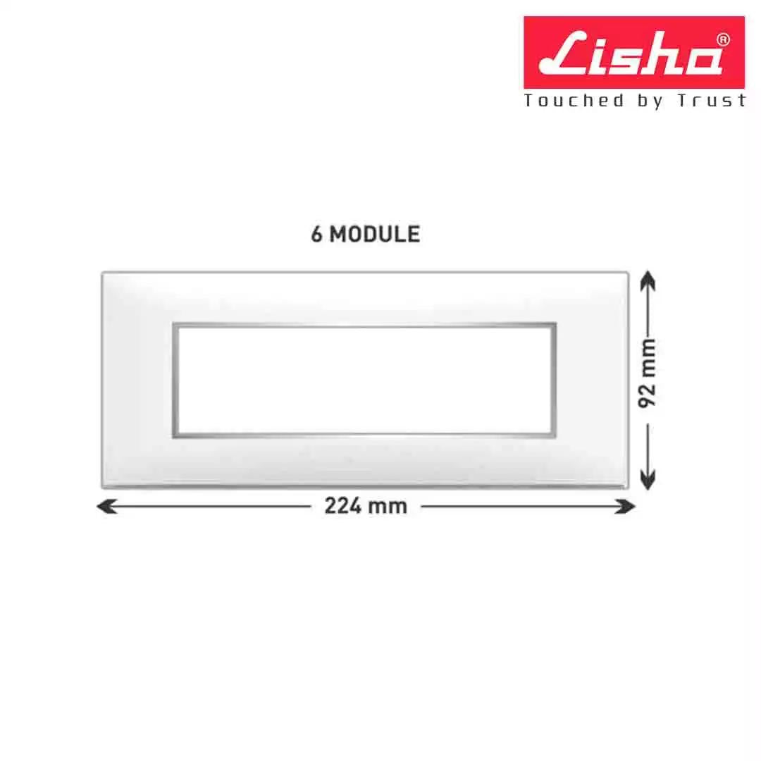 Lisha Special 7 10A 1 Way Switch 1 M Graphite Grey