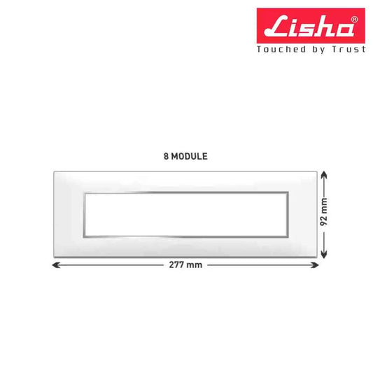 Lisha Special 7 10A 1 Way Switch With Ind 1 M Graphite Grey