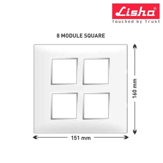 Lisha Special 7 16A 2 In 1 Socket With Safety Shutter 3 M Classic White