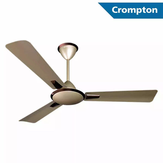 Crompton Premium Ceiling Fans Aura Prime Antidust Birken Effect 1200 mm