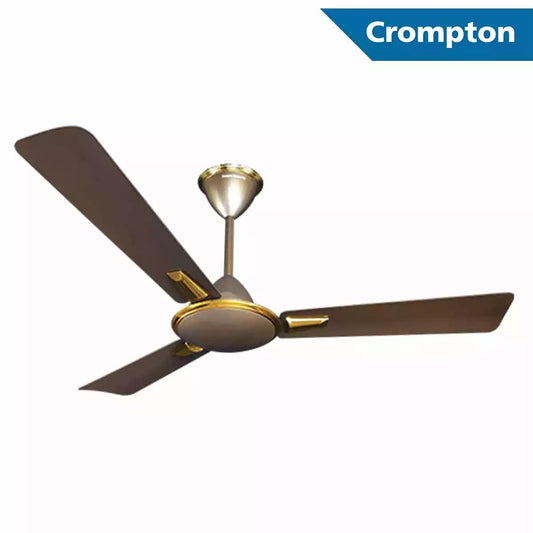 Crompton Premium Ceiling Fans Aura Prime Antidust Dusky Brown 1200 mm