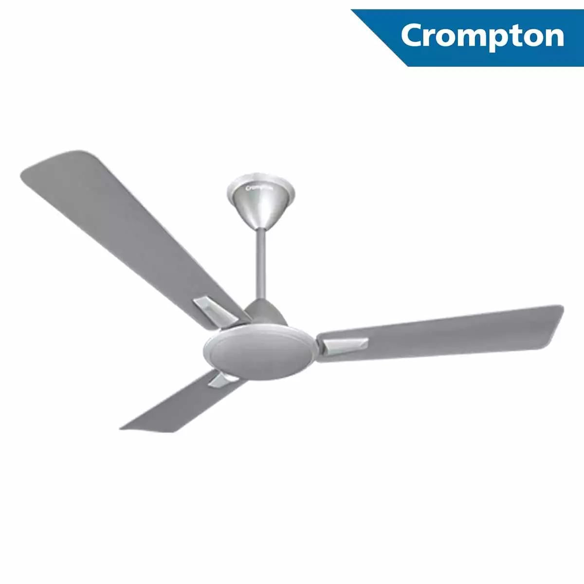 Crompton Premium Ceiling Fans Aura Prime Antidust Himalayan Grey 1200 mm