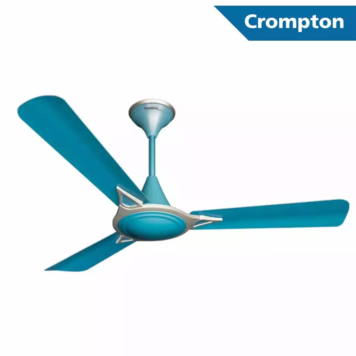 Crompton Premium Ceiling Fans Aura Prime Antidust Lagoon Blue 1200 mm