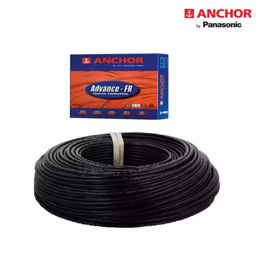 Anchor ADVANCE FR Wires 1 Sq mm Black 90 Mtrs