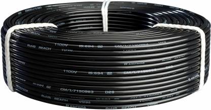 Anchor  FR-LSH Wires 1 Sq mm Black 90 Mtrs