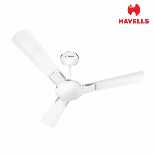 Havells Enticer Decorative Fan Matt White Chrome 1200 mm