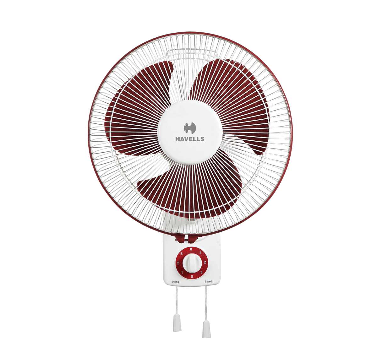 Havells Accelero HS Wall-MountedFan White Red 400 mm