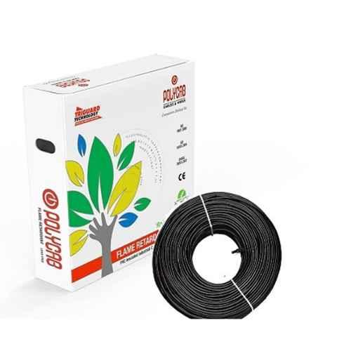 Polycab FRLF PVC Wires 1.0 Sq mm Black 90 Mtrs