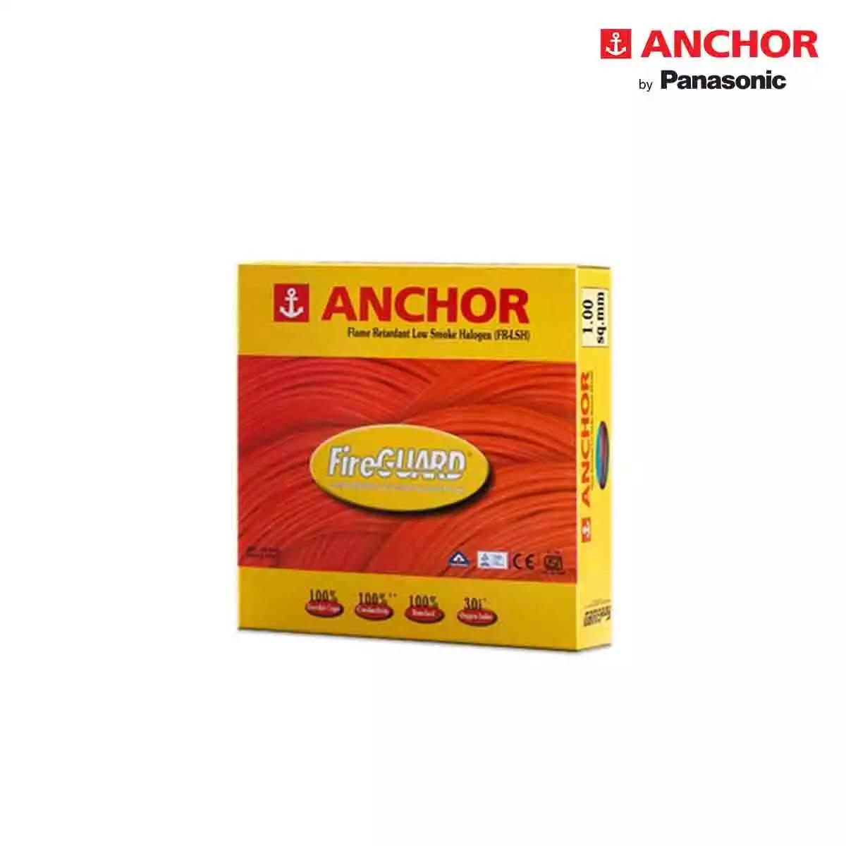 Anchor  FR-LSH Wires 4 Sq mm Red 90 Mtrs