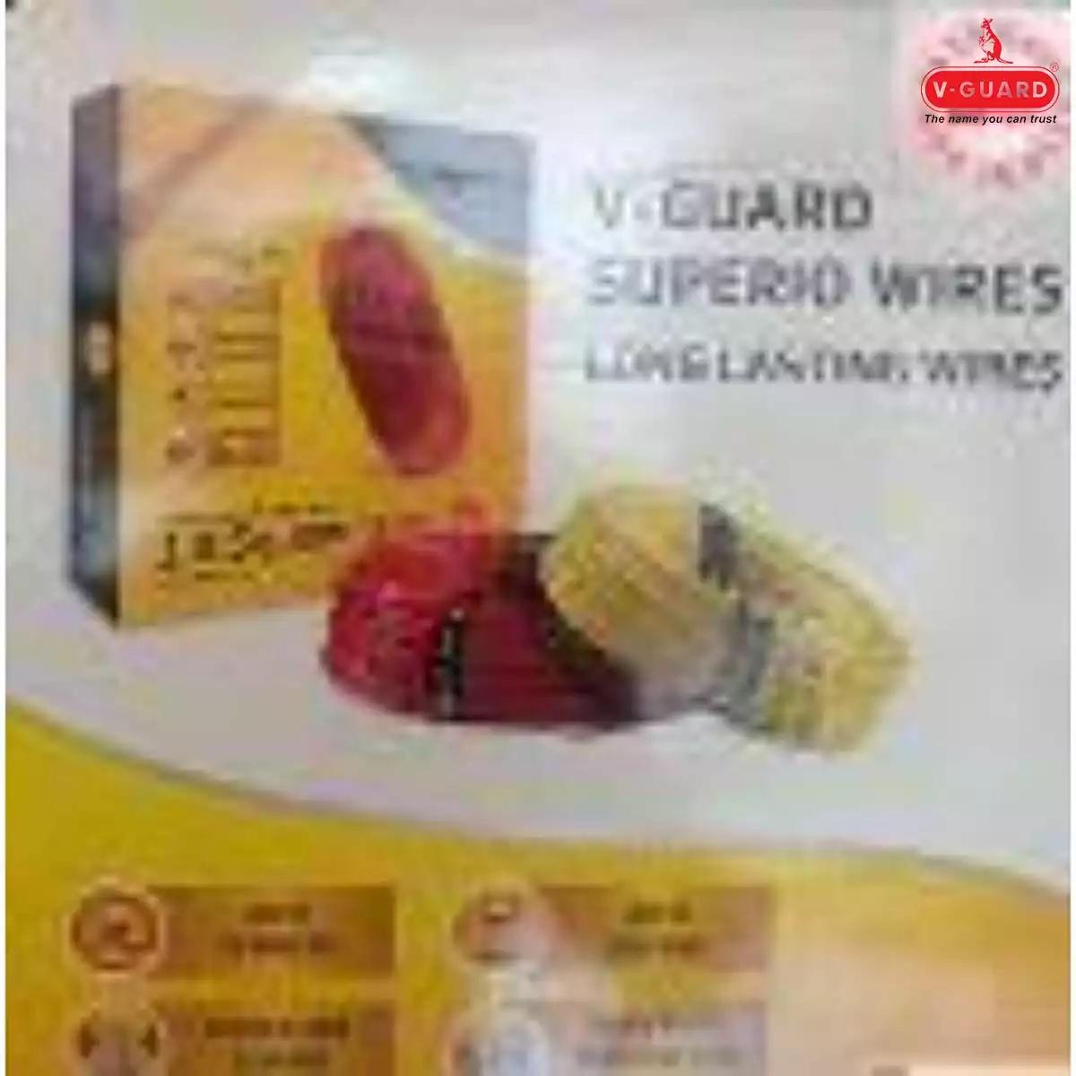 V-Guard Superio FR Wires 1.0 Sq mm Yellow 90 Mtrs