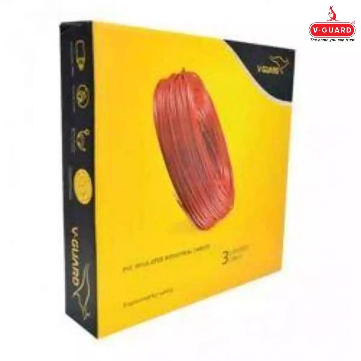 V-Guard Superio FR Wires 6.0 Sq mm Red 90 Mtrs