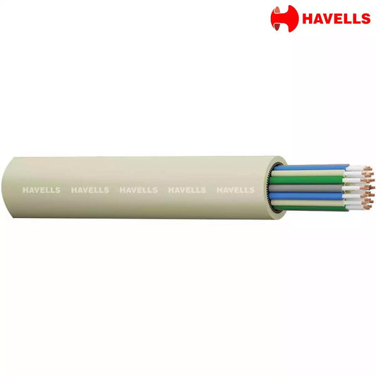 Havells Telephone Cables Wires Unarmoured 0.4 mm ATC 3 Pair White 90 Mtrs