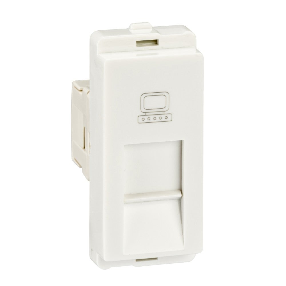 Schneider RJ 45 Cat 5e Data outlet with shutter